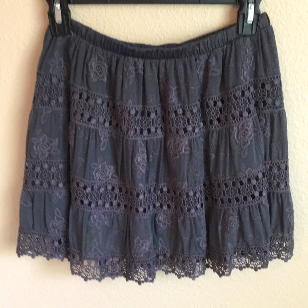 Charcoal gray Benetton skirt